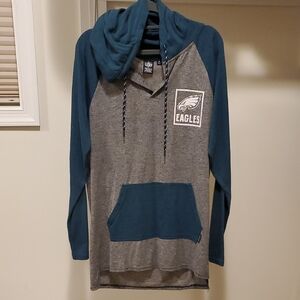 NFL Team Apparel Philadelphia Eagles Longline Shirt Or Dress Sz Medium